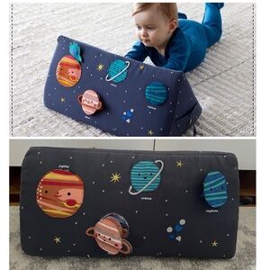 Crate & Barrel Space Tummy Time Activity Wedge Pillow